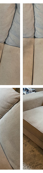 shampoo and steam upholstery